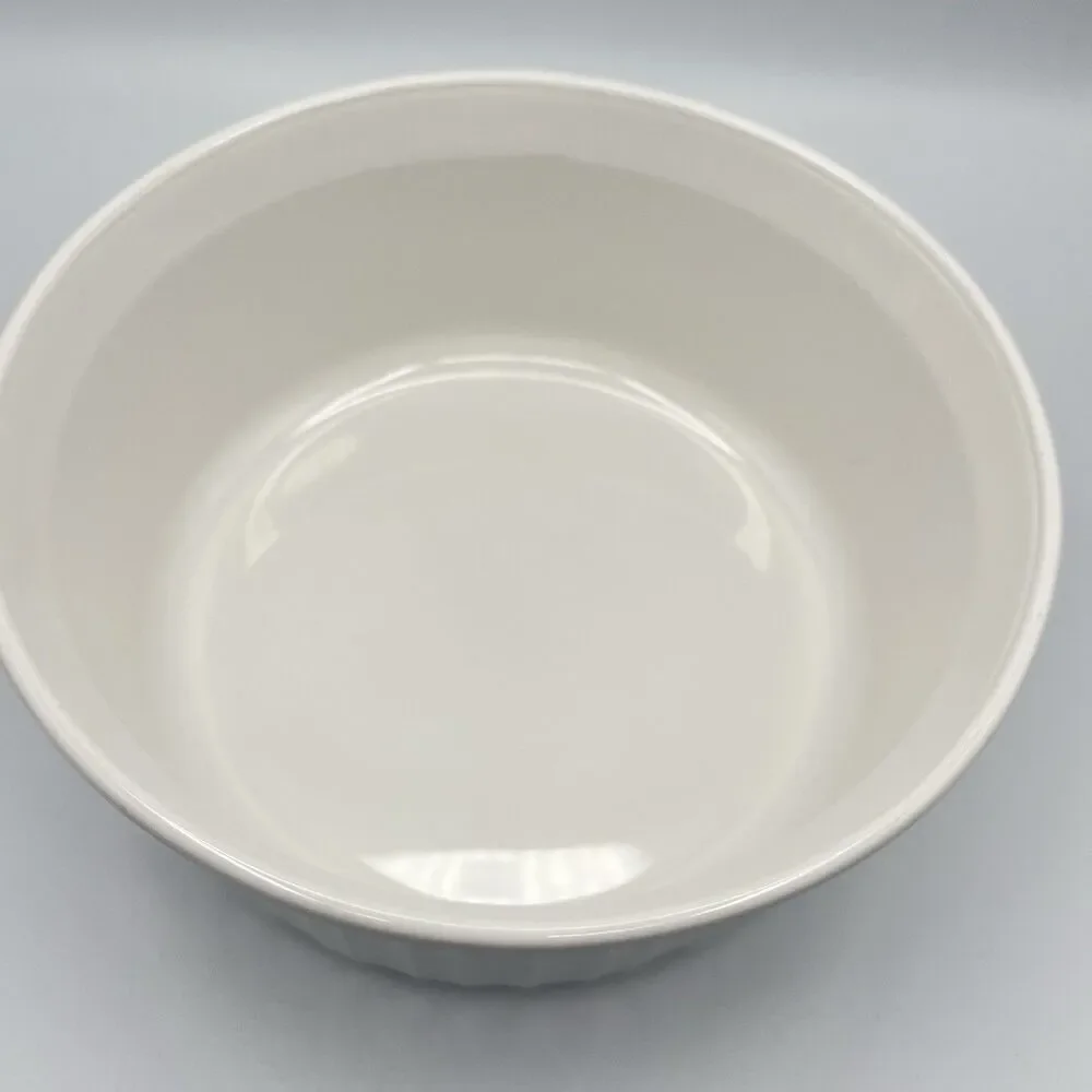 Vintage Corning Ware F-5-B French White 1.6 L Casserole Dish with No Lid